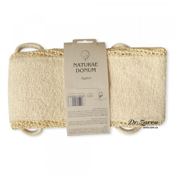 Мочалка из агавы и хлопка Naturae Donum AGAVE & COTTONE