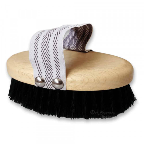 Щетка для тела с ворсом из бронзы и кабана NATURAE DONUM Bronze