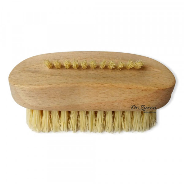 Щетка для ногтей и рук натуральная из кактуса NATURAE DONUM (овальная)