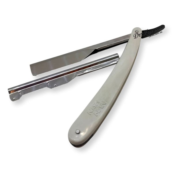 Опасная бритва шаветта NISHMAN Push Straight Razor серая