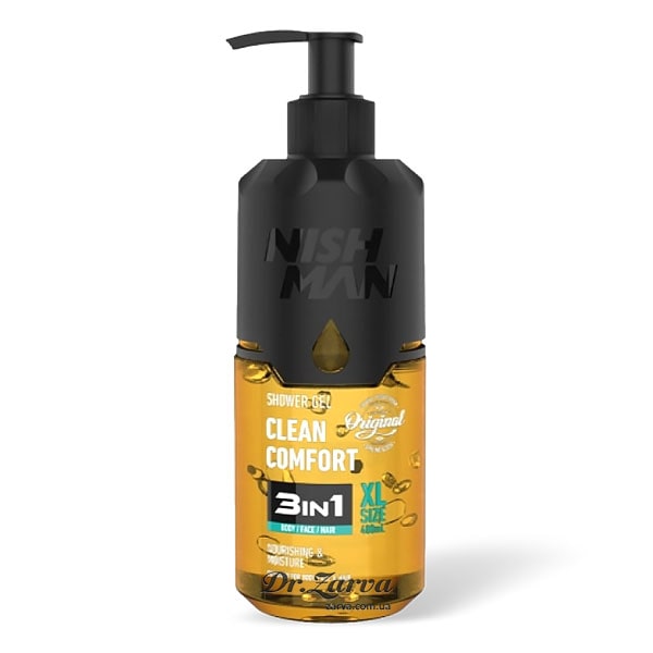 Гель для душа NISHMAN 3 в 1 Clean Comfort 480 мл