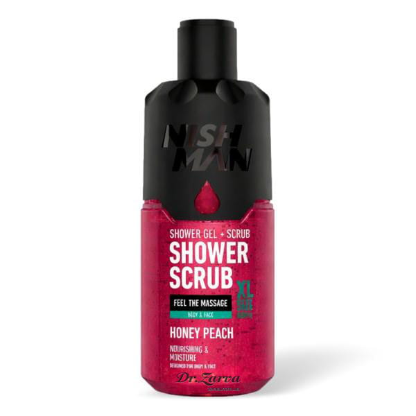 Гель для душа NISHMAN Shower Scrub Honey Peach 480 мл