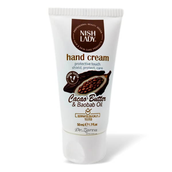 Крем для рук NISHLADY Protective Touch Shield (с маслами какао и баобаба) 50 мл