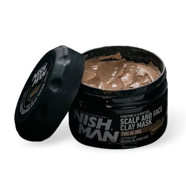 Маска для лица и кожи головы из глины NISHMAN Scalp and Face Clay Mask 450 мл