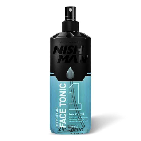 Тоник для лица мужской NISHMAN Face Tonic Pure Control Deep Clean 200 мл