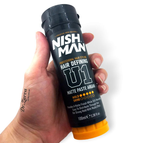Паста для укладки волос NISHMAN U1 Matte Paste Argan 100 мл