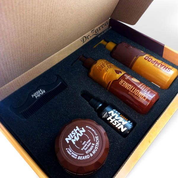 Набор по уходу за бородой NISHMAN Beard and Mustache Care Set