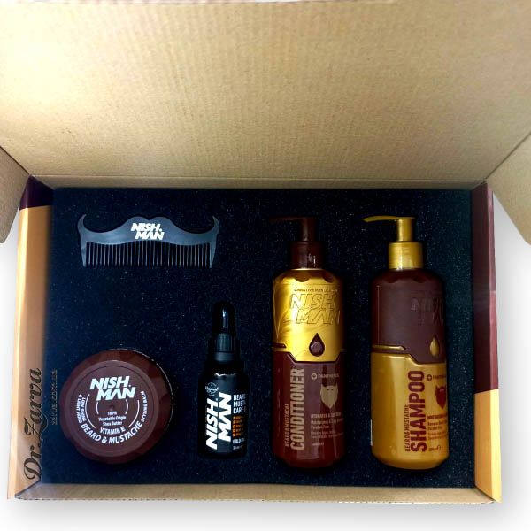 Набор по уходу за бородой NISHMAN Beard and Mustache Care Set