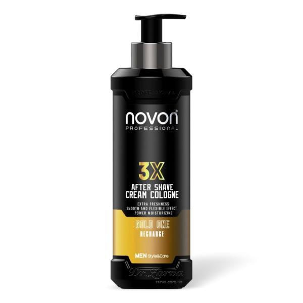 Бальзам после бритья (крем-одеколон) NOVON After Shave Cream Cologne Gold Fire 400 мл