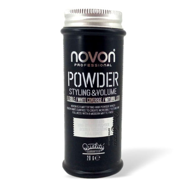 Пудра для укладки и временной маскировки седины NOVON Matte Volumizing Powder for Gray Hair Coverage 20 г