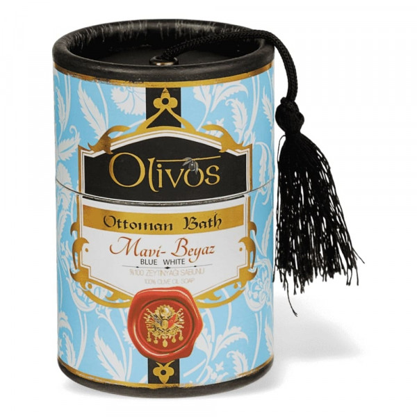 Натуральное оливковое мыло Olivos Ottoman Bath BLUE-WHITE 2 x 100 г