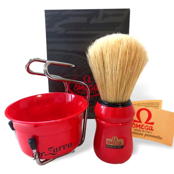 Набор для бритья OMEGA 49.18 (красный)
