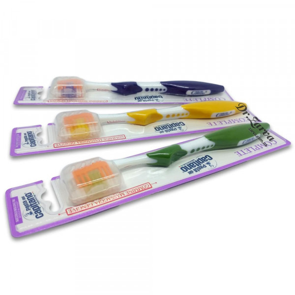 Зубная щетка Pasta del Capitano Toothbrush COMPLETE with Tongue Cleaner (желтая)