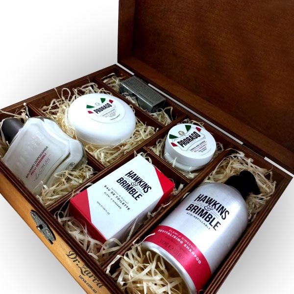 Набор для бритья HAWKINS & BRIMBLE with PRORASO Sensitive Signature Set + Eau de Toilette