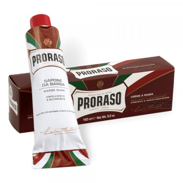 Крем для бритья PRORASO для жесткой щетины Red Line Shaving 150 мл