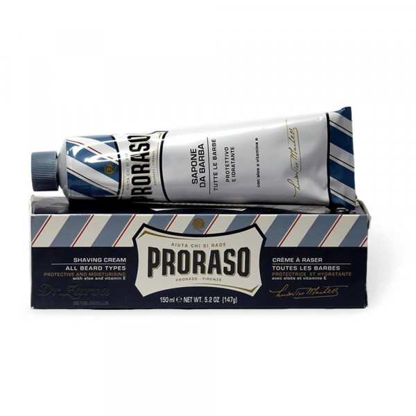 Крем для бритья PRORASO с алоэ и витамином Е Blue Line Shaving 150 мл