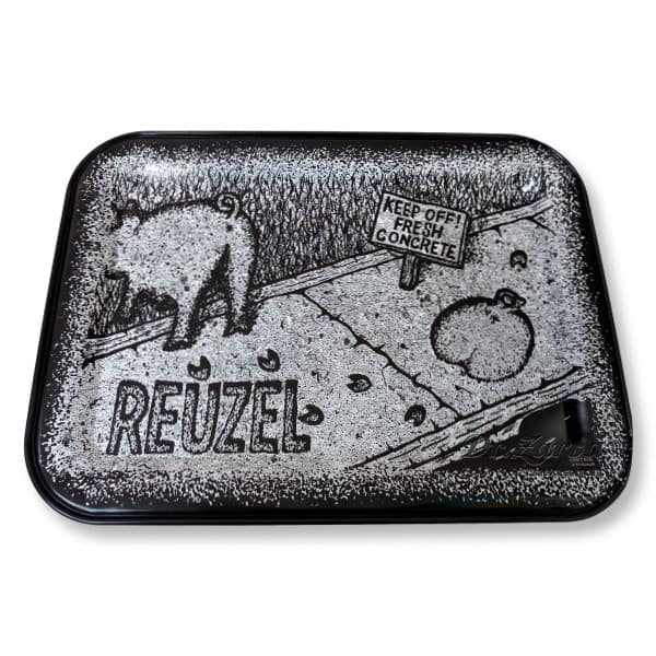 Поднос в барбершоп REUZEL Keep Off Fresh Concrete (31*22 см) лимитка