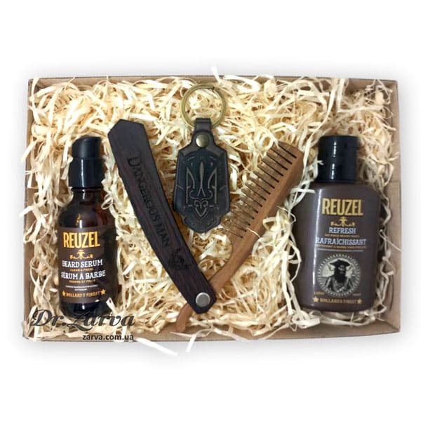 Набор по уходу за бородой REUZEL Refresh & Serum Gift Set