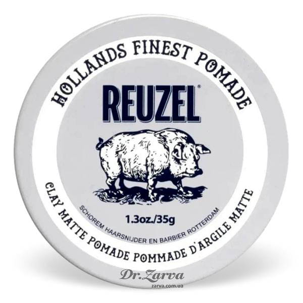 Глина для укладання волосся Reuzel CLAY MATTE Pomade Strong Hold 35 мл