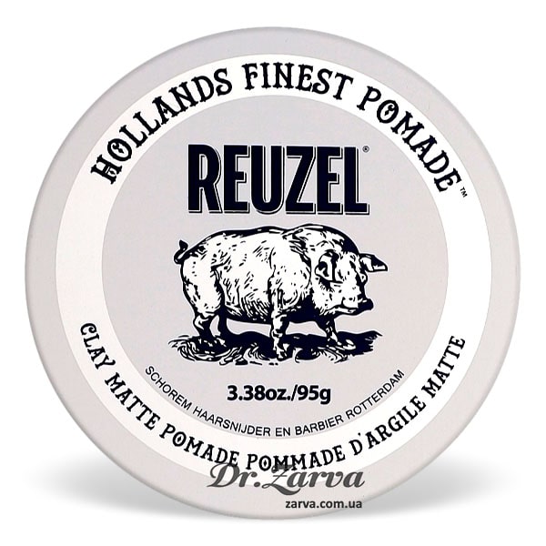 Глина для укладки волос Reuzel CLAY MATTE Pomade Strong Hold 95 мл