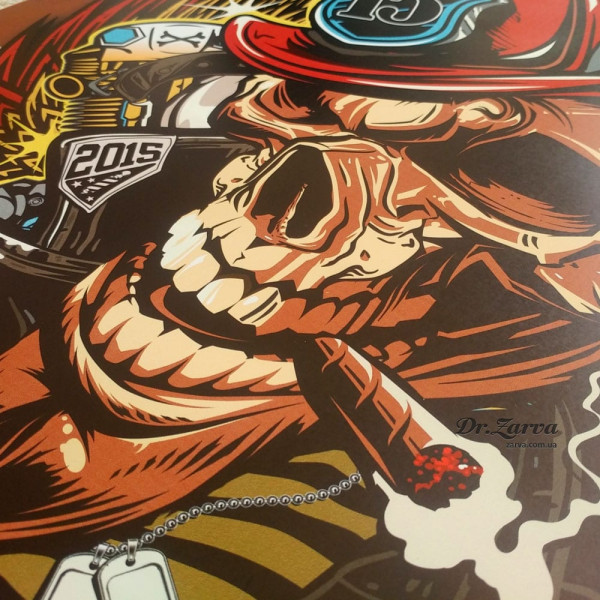 Постер (плакат) SCISSOR HANDS Benzin 80*60 см