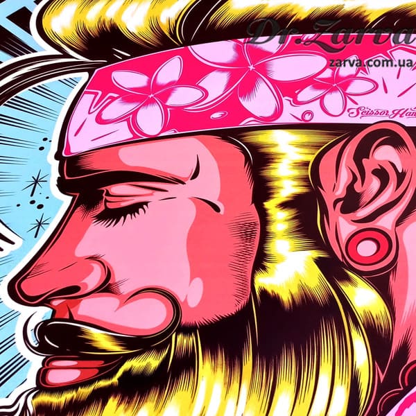 Постер (плакат) SCISSOR HANDS Anler 80*60 см