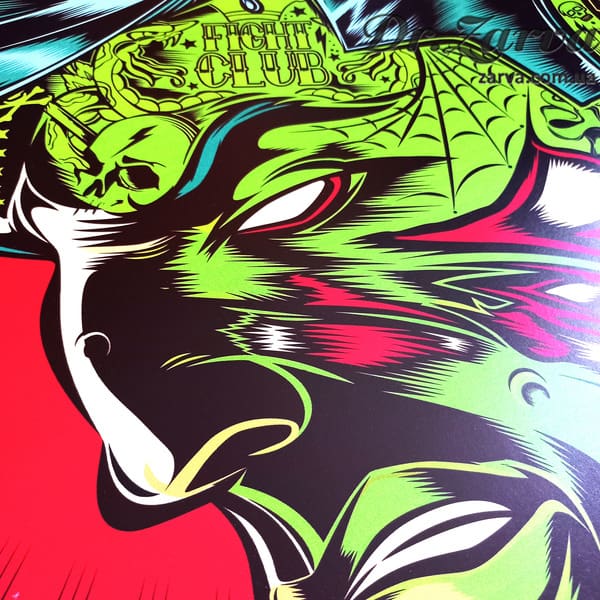 Постер (плакат) SCISSOR HANDS Barber 80*60 см