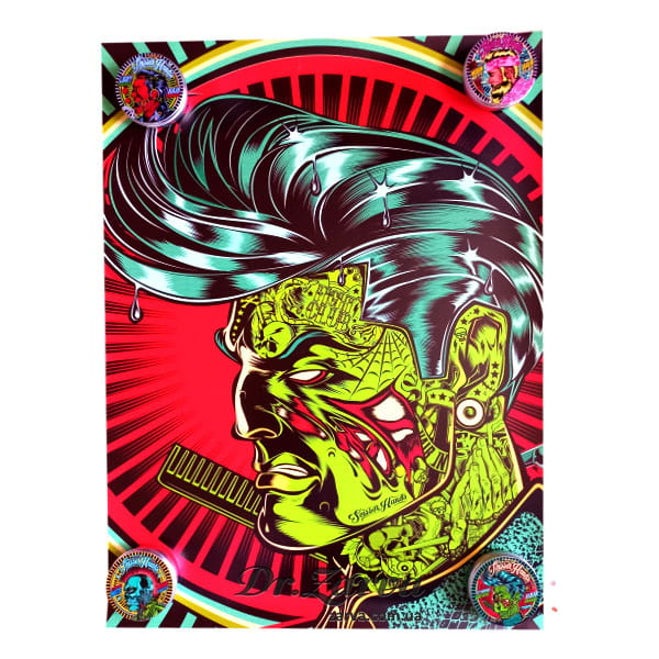 Постер (плакат) SCISSOR HANDS Barber 80*60 см