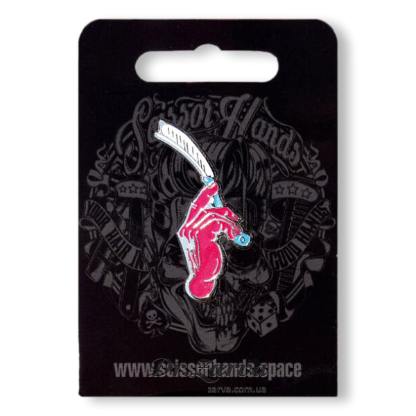 Значок SCISSOR HANDS Pin Razor