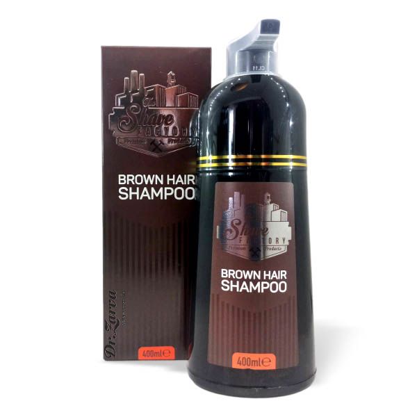 Окрашивающий шампунь для тонировки волос THE SHAVE FACTORY Brown Hair Shampoo (темно-коричневый) 400 мл