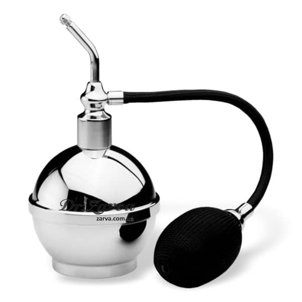 Распылитель для парфюмерии 128 мл (металлический округлый флакон с носиком) №43