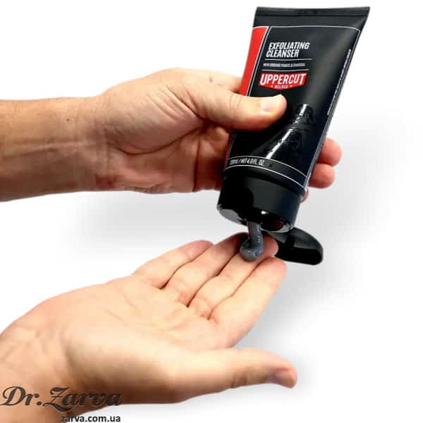 Средство для умывания  и отшелушивания UPPERCUT DELUXE Exfoliating Cleanser 120 мл