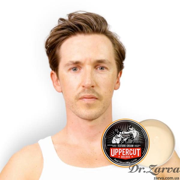 Крем для укладки волос текстурирующий UPPERCUT DELUXE Texture Cream (оранжевый ободок) 100 мл