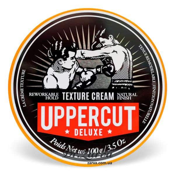Крем для укладки волос текстурирующий UPPERCUT DELUXE Texture Cream (оранжевый ободок) 100 мл