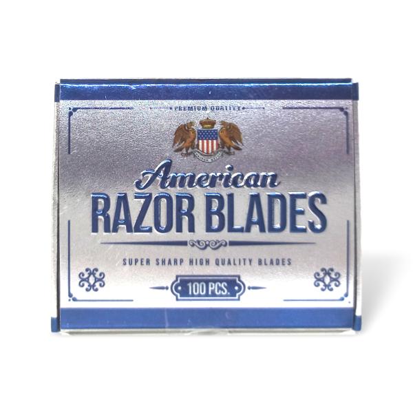 Лезвия для опасных бритв (шаветт) American Razor Blades половинки 100 шт