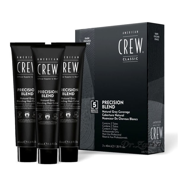 Система маскировки седины AMERICAN CREW Precision Blend Shades 2-3 (Темный / Dark)