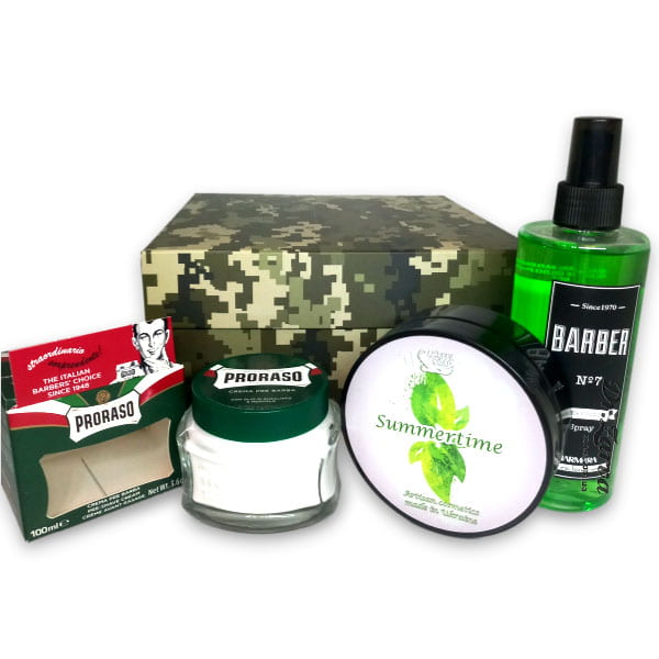 Набор для бритья Military Areffa Refreshing (до, для и после бритья)