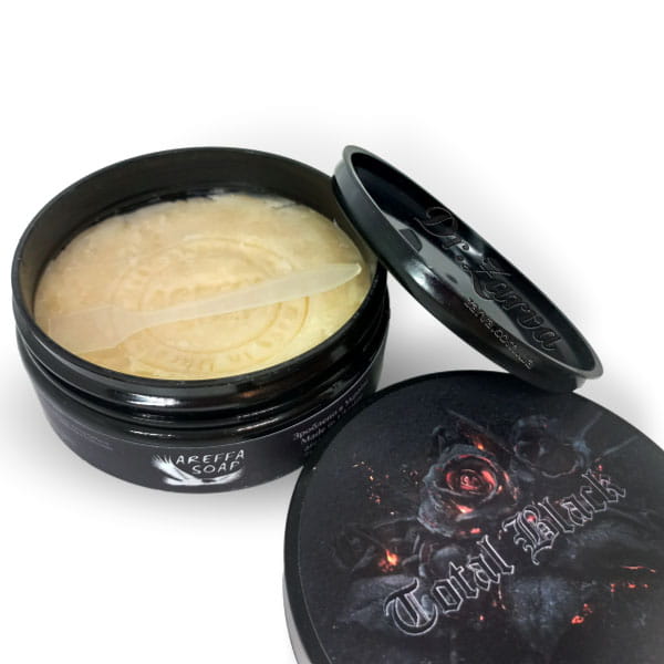 Мыло для бритья AREFFA SOAP Total Black (на основе медвежьего жира) 100 г