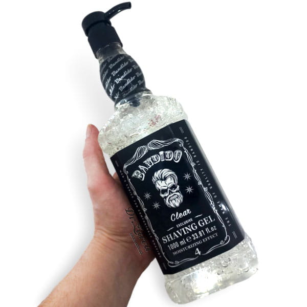 Гель для бритья BANDIDO Shaving Gel Clear прозрачный с дозатором 1000 мл