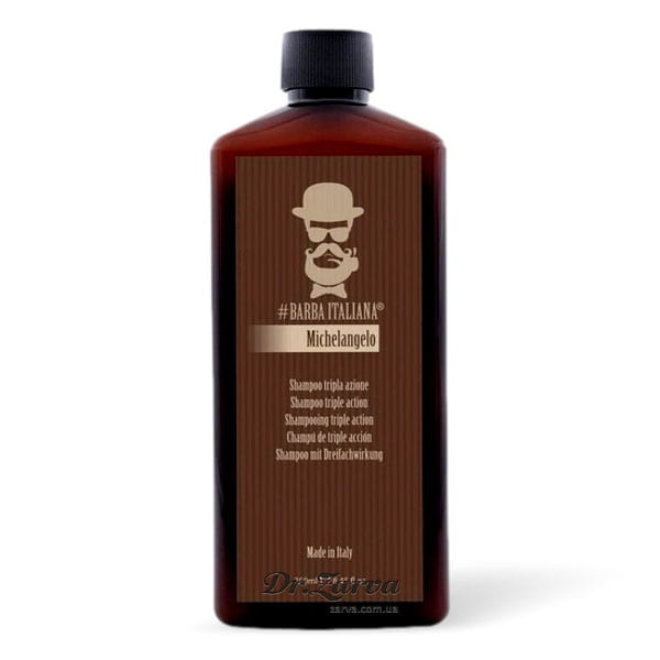 Шампунь BARBA ITALIANA Michelangelo (тройного действия) 250 мл