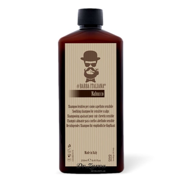 Шампунь BARBA ITALIANA Nabucco (успокаивающий, для чувствительной кожи) 250 мл 
