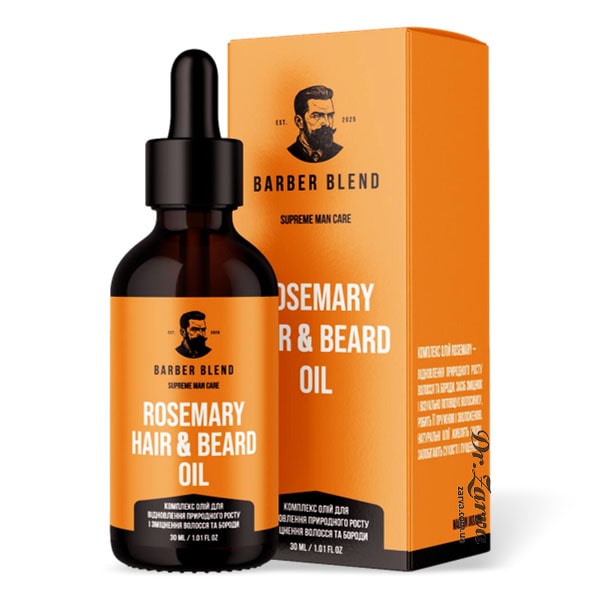 Масло для роста и укрепления бороды и волос BARBER BLEND Rosemary 30 мл