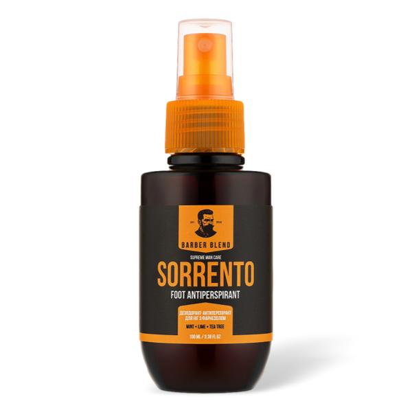 Дезодорант-антиперспирант для ног BARBER BLEND Sorrento с фарнезолом 100 мл