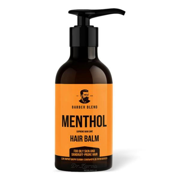 Бальзам для волос BARBER BLEND Menthol (для жирной кожи головы, склонной к перхоти) 300 мл