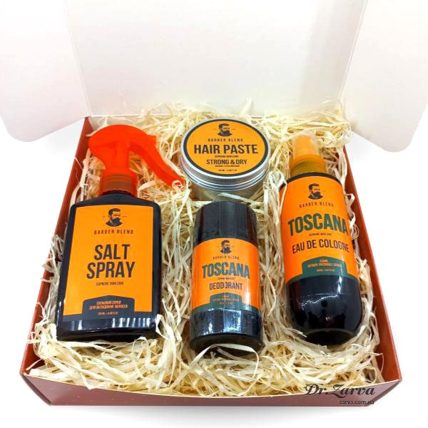 Набор для укладки волос и ухода за телом BARBER BLEND
