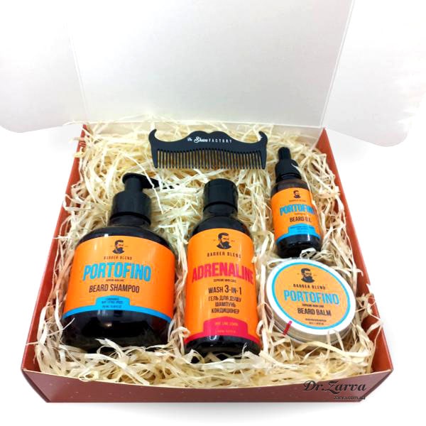 Набор для ухода за бородой и телом BARBER BLEND