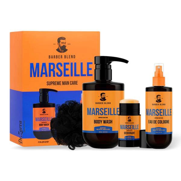 Набор по уходу за телом BARBER BLEND Marseille (прохладный мускус)