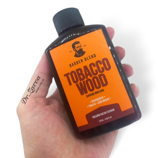 Лосьон после бритья BARBER BLEND Tobacco Wood 120 мл
