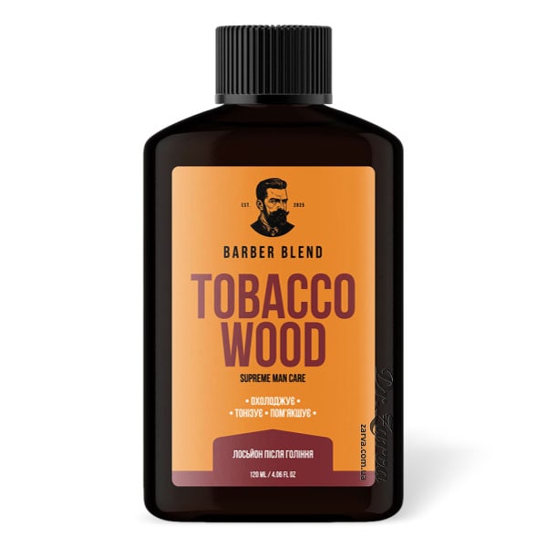 Лосьон после бритья BARBER BLEND Tobacco Wood 120 мл