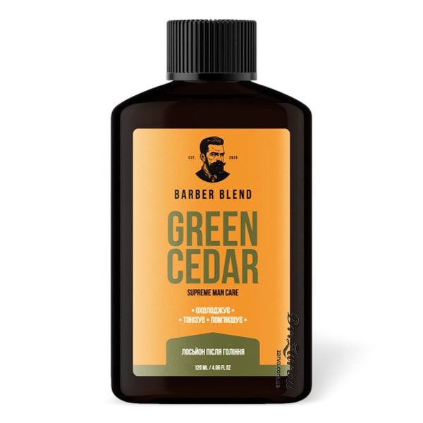 Лосьон после бритья BARBER BLEND Green Cedar 120 мл